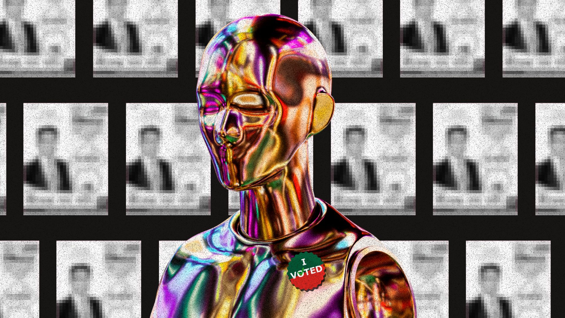 They look like voters. They’re AI