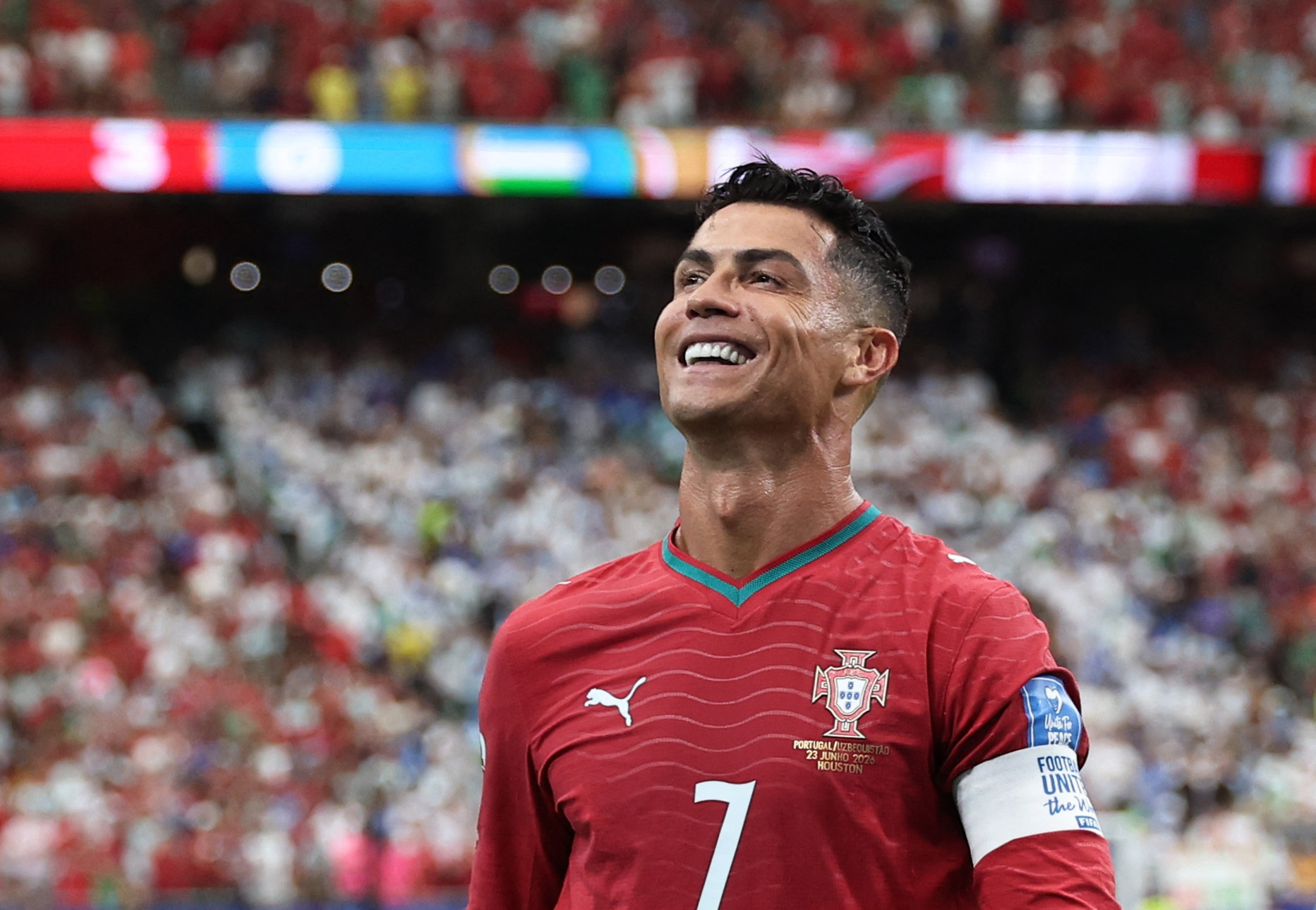 Ronaldo scores twice as Portugal hit top gear in 5-0 rout of Uzbekistan