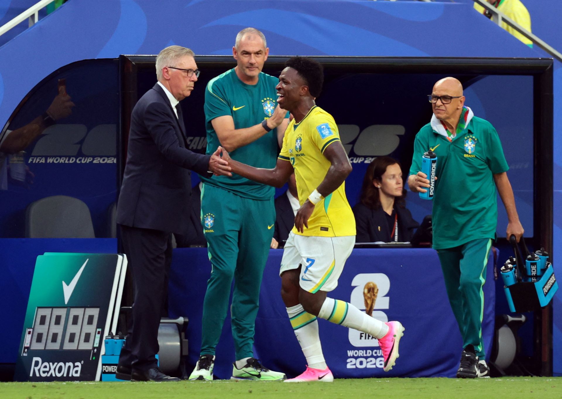 Ancelotti and Vinicius reunion pays dividends for Brazil