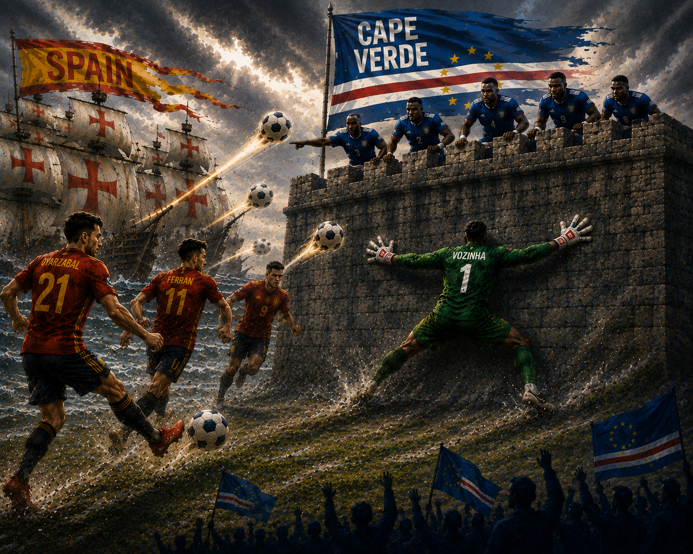 Cape Verde withstand Spanish inquisition