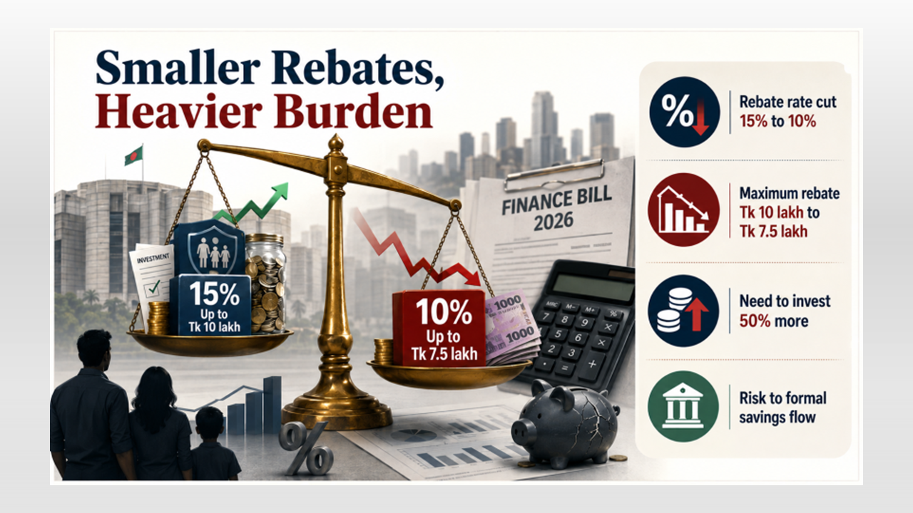 Smaller investment rebates, bigger tax burden