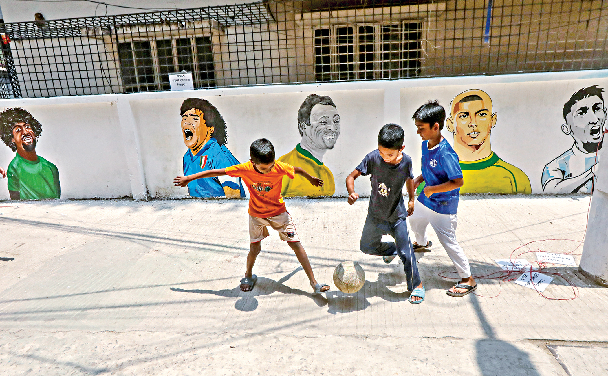 Football fever grips Dhaka