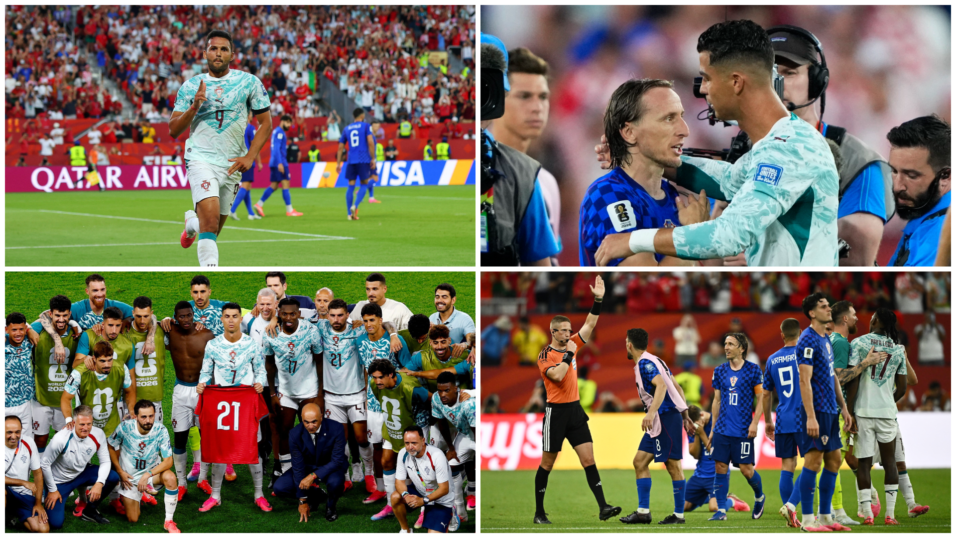 In Pictures: Records, VAR drama and emotion as Portugal edge Croatia