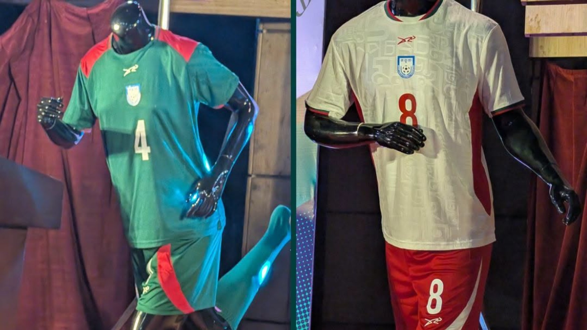 New Bangladesh football jerseys priced at Tk 1,600