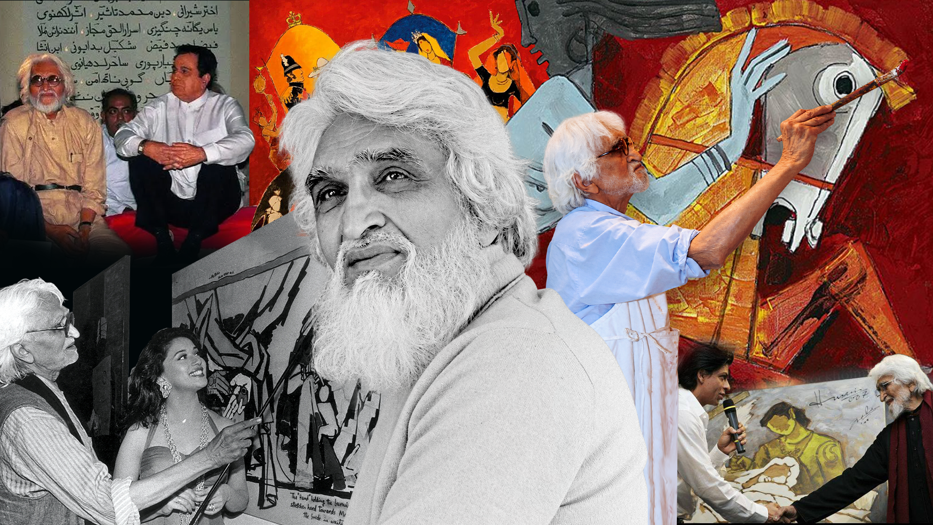 MF Husain: The barefoot modernist who painted a civilisation in motion