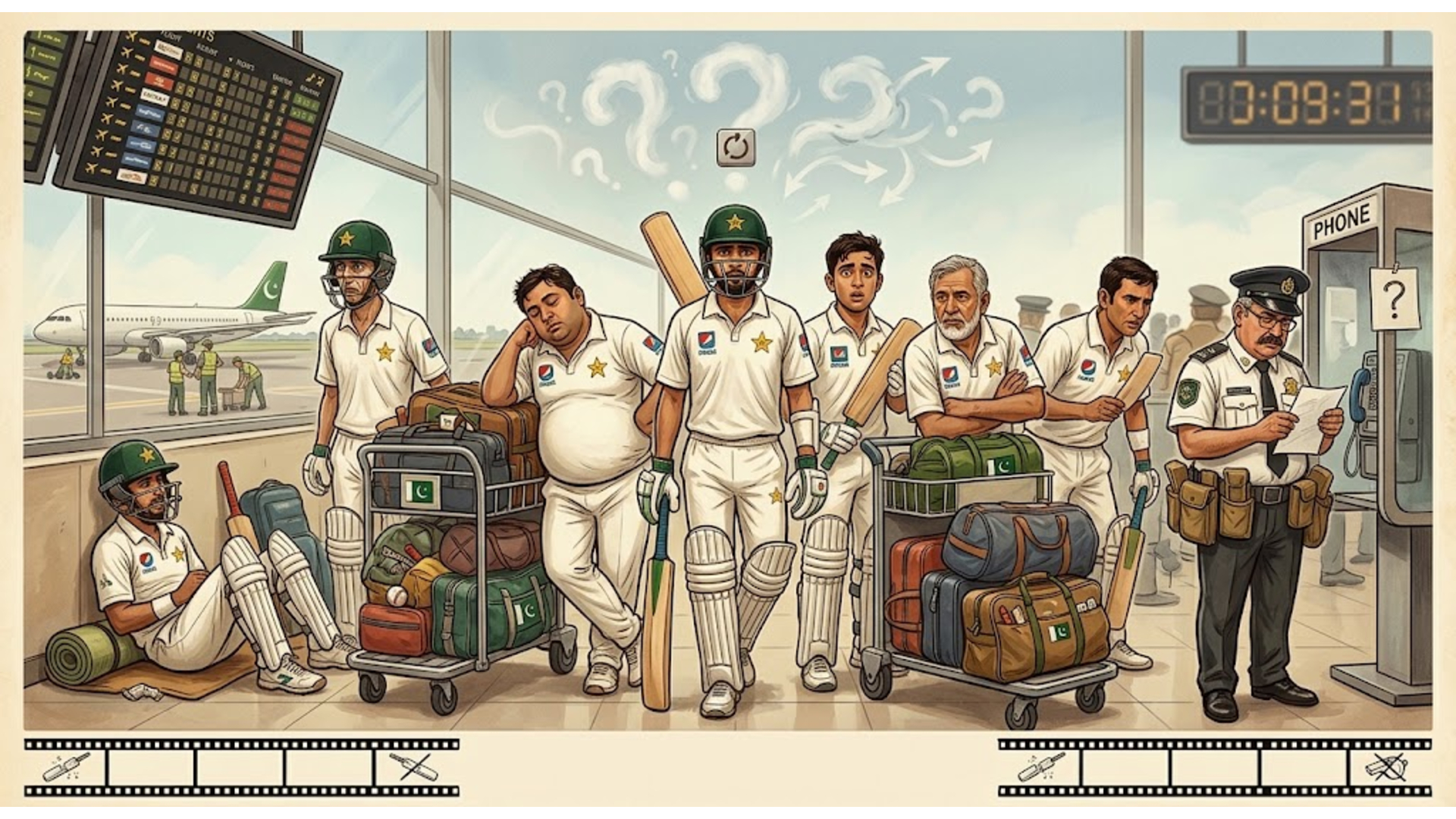 What next for Pakistan cricketers? Will the survivors even get to go home?