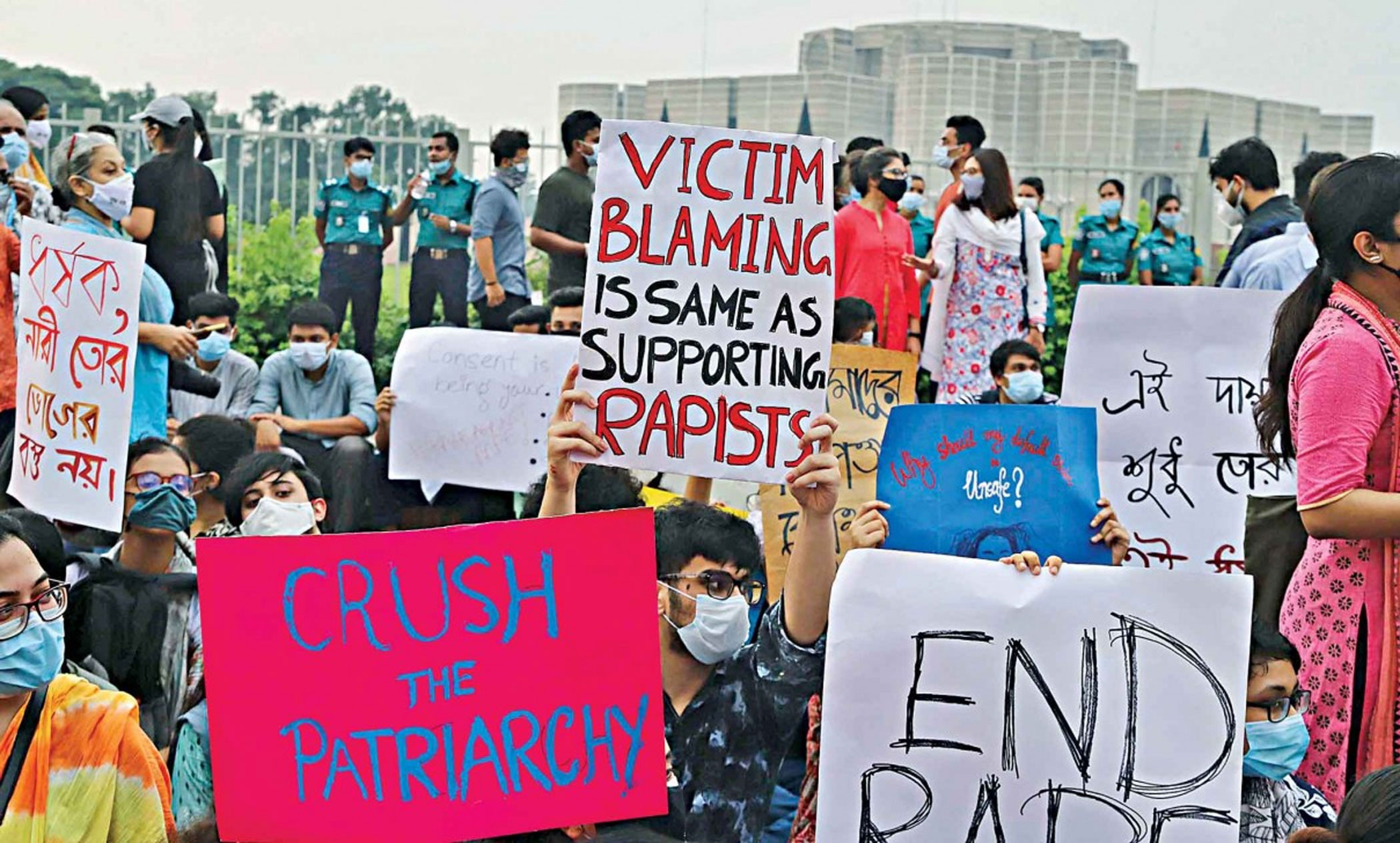 Victim blaming is a crime. Who are its abettors?