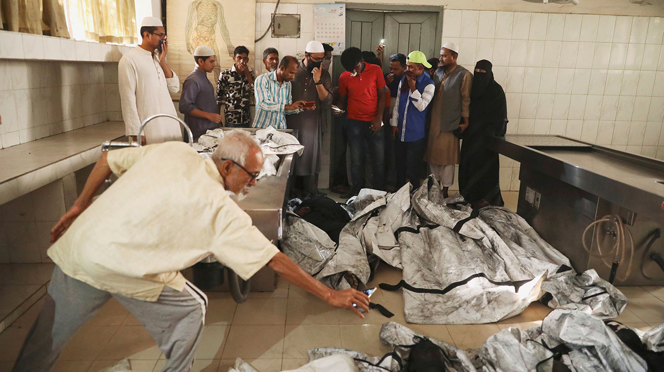 People rush to DMCH in search of near and dear ones
