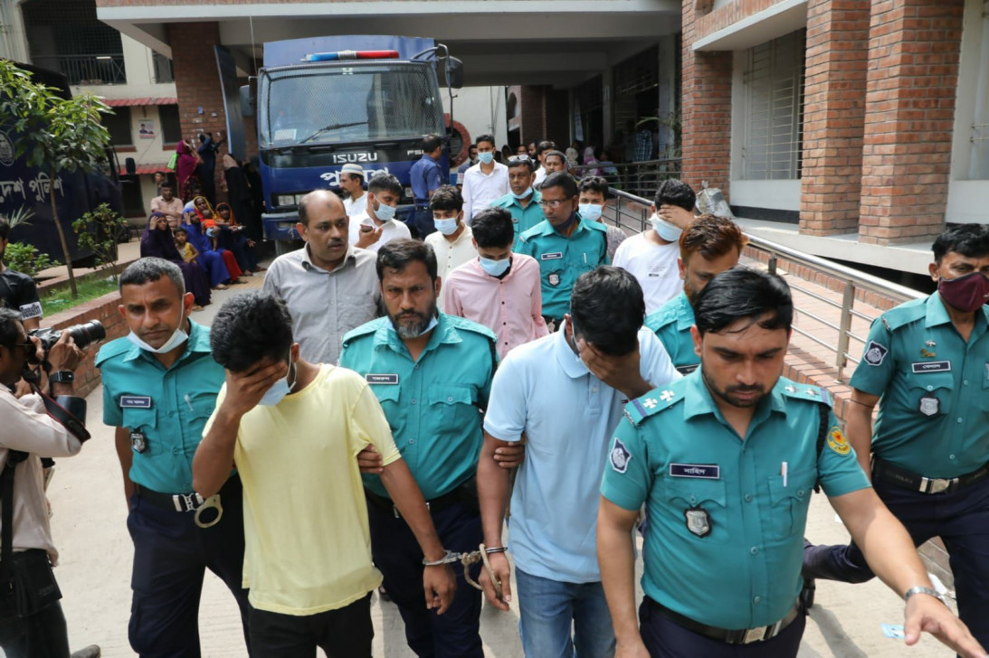 Nahid murder: 5 Dhaka College students sent to jail after 2-day remand
