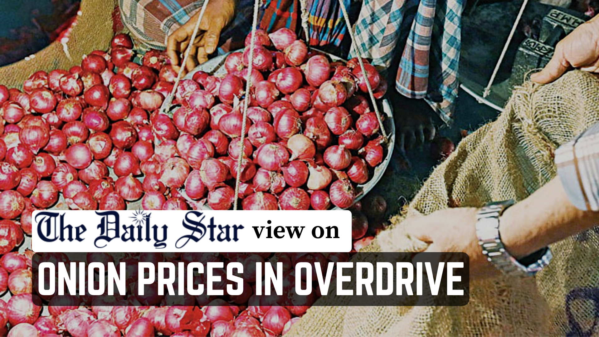 Onion prices are getting out of hand