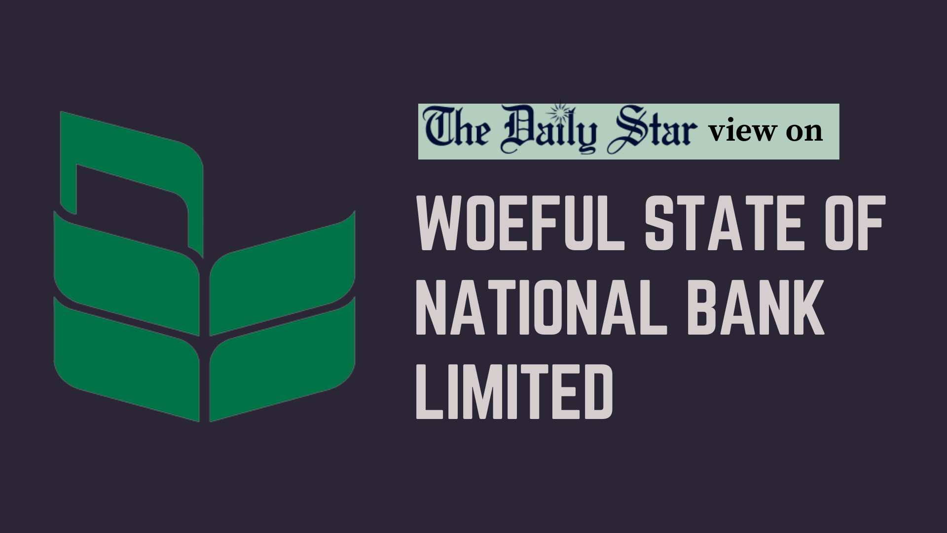 Another bank falls by the wayside
