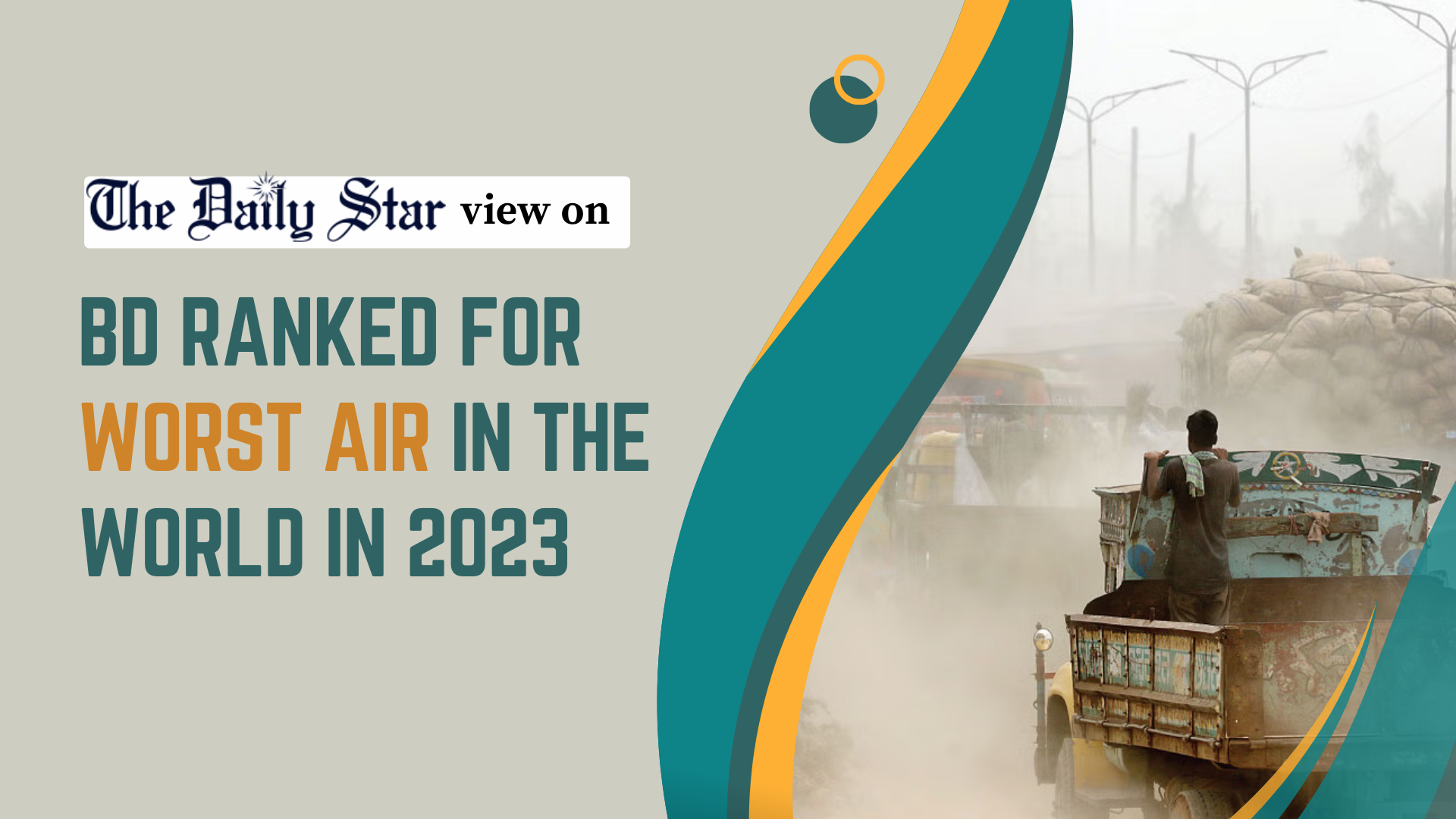 Curbing air pollution should be our top priority