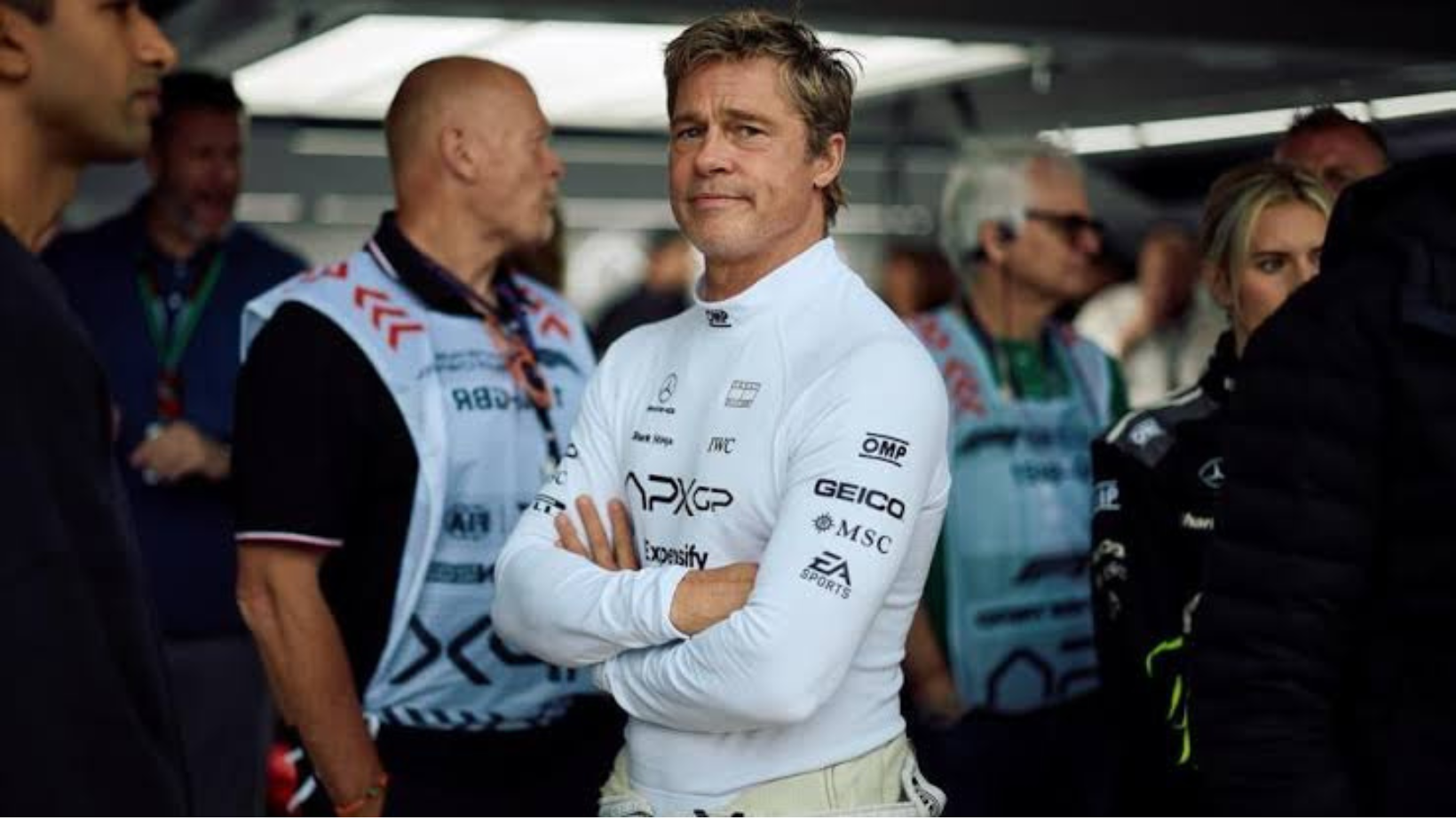 Brad Pitt collapses on set while filming intense car crash scene