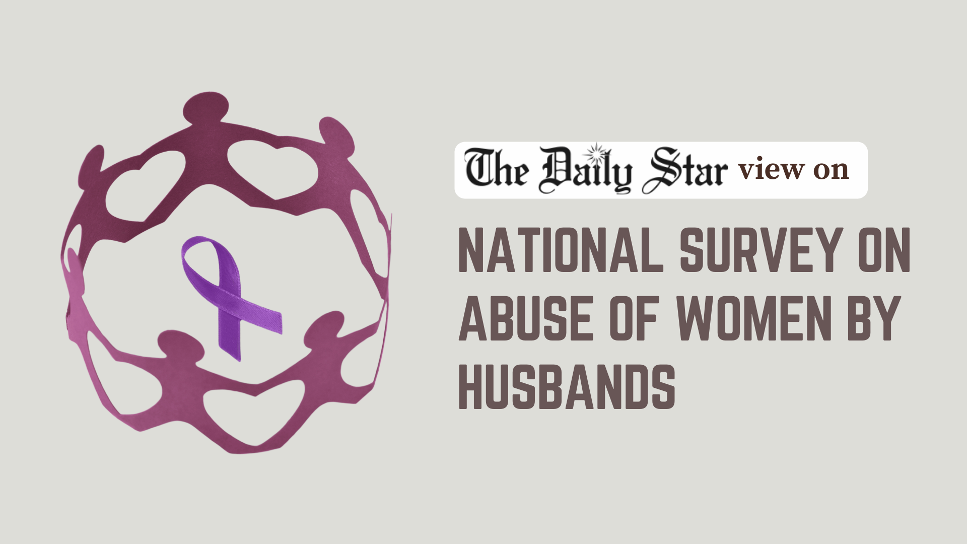 Break the silence on domestic violence