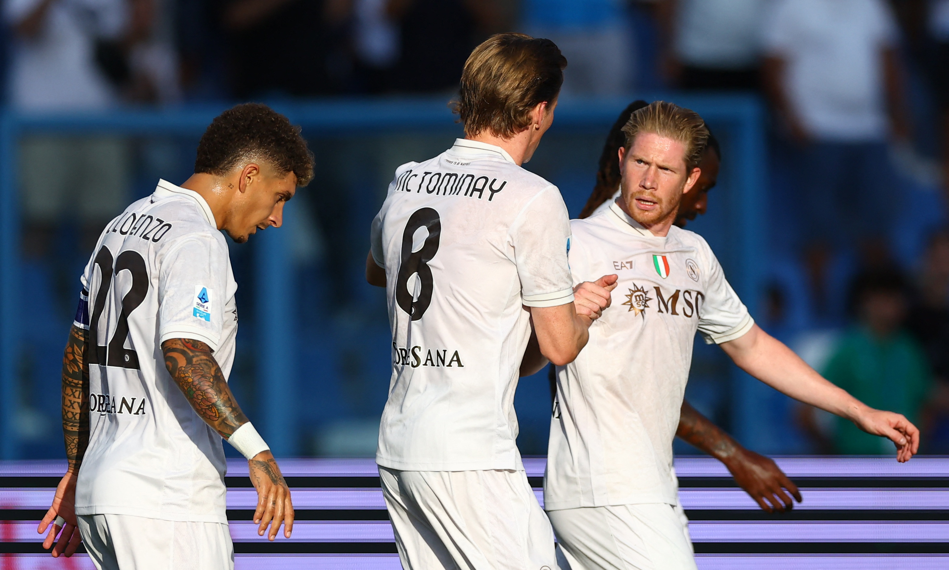 De Bruyne strikes in Napoli's strong start to Scudetto defence