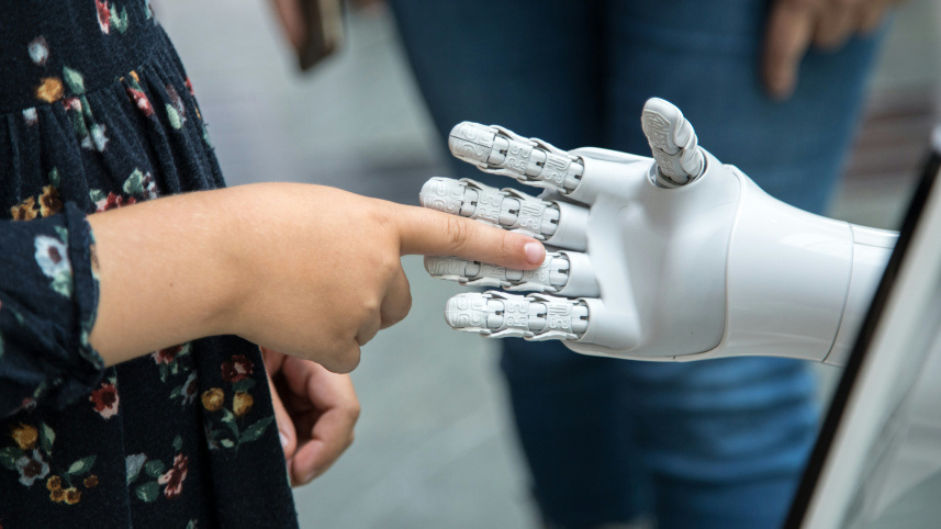 Human robot handshake