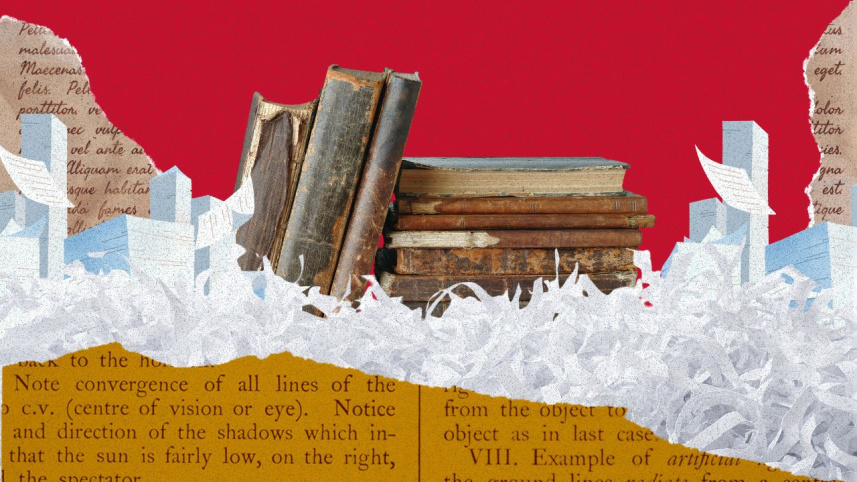 AI companies buying and destroying books