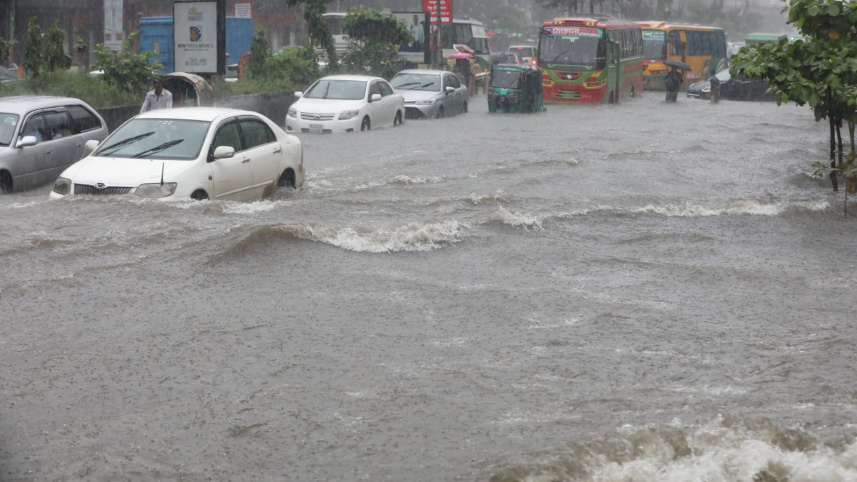Dhaka Flooded Due to Rain in July 2026