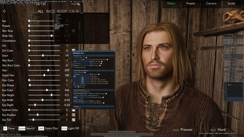 DLSS 5 test Skyrim