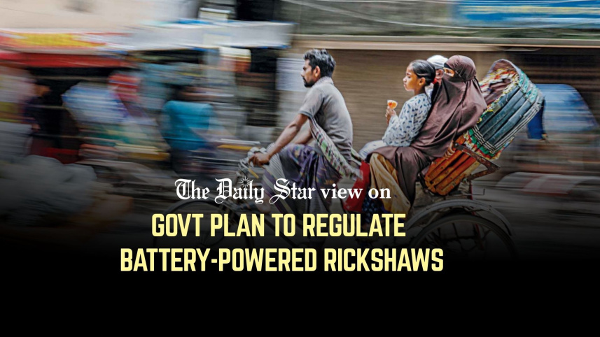battery-run rickshaws