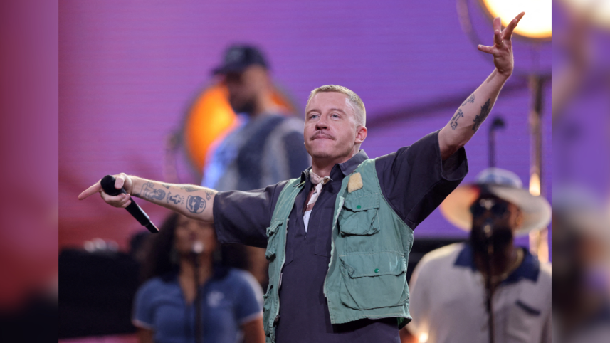Macklemore dropped from Ed Sheeran’s US tour after ‘Free Palestine’ speech