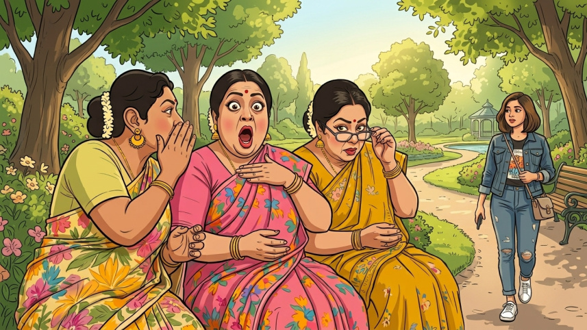 Dhaka women are modern until Brown Aunty Syndrome kicks in