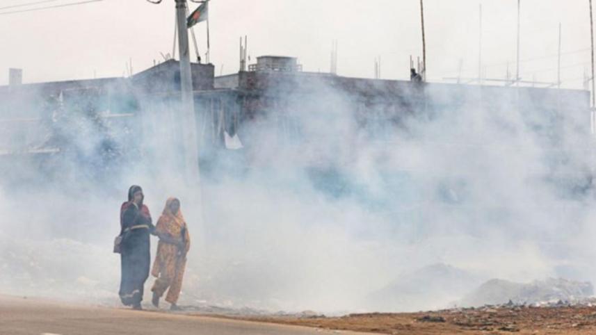 Only Karachi's air worse than Dhaka's this morning