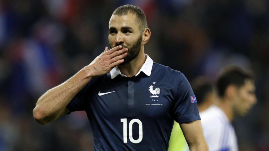 French striker Karim Benzema