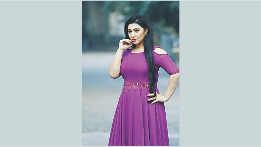 Actress Apu Biswas