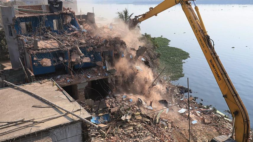 Eviction drive in Dhaka