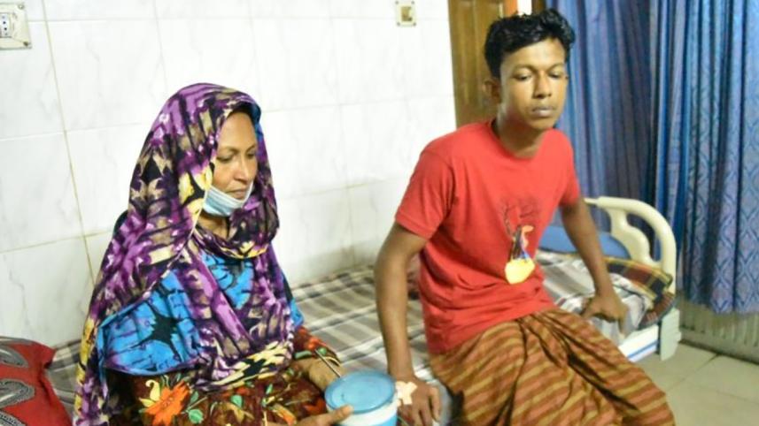 Kidney damaged from torture