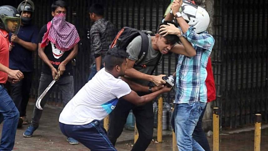 Armed youths