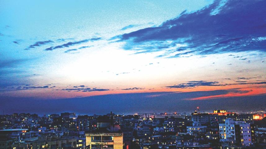 City sky
