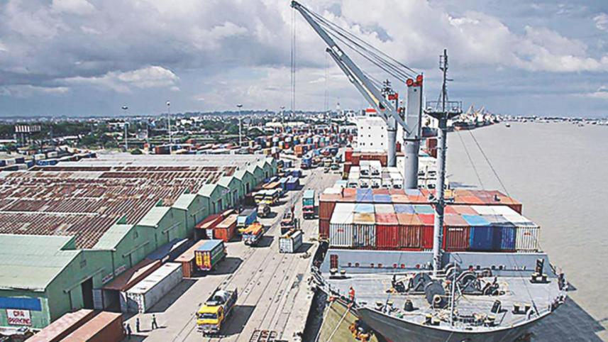 Chittagong sea port 