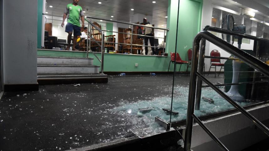 Shakib Al Hasan broke dressing room door