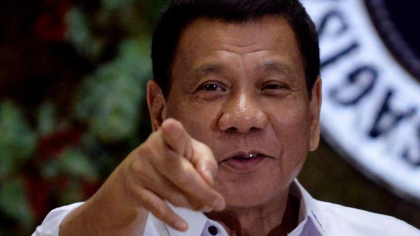 Philippine President Rodrigo Duterte