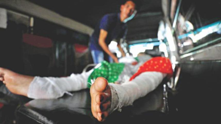 Madrasa student on life support