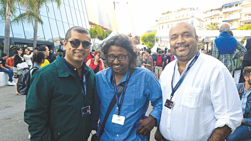 (From Left) Ziauddin Adil, Amitabh Reza & Gousul Alam Shaon 