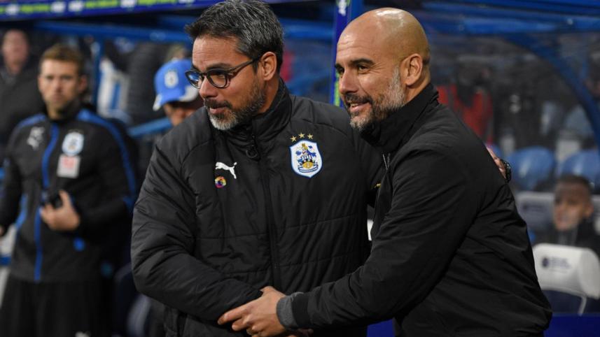 David Wagner and Pep Guardiola