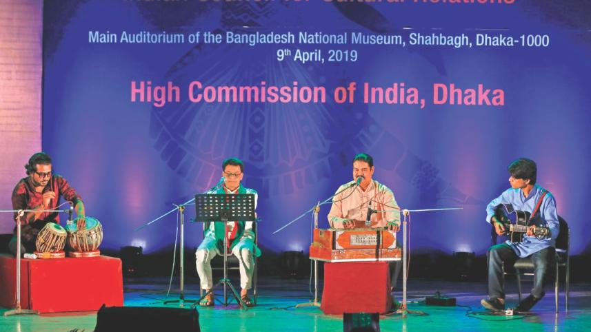 An evening of music, dance and  recitation by ICCR scholars
