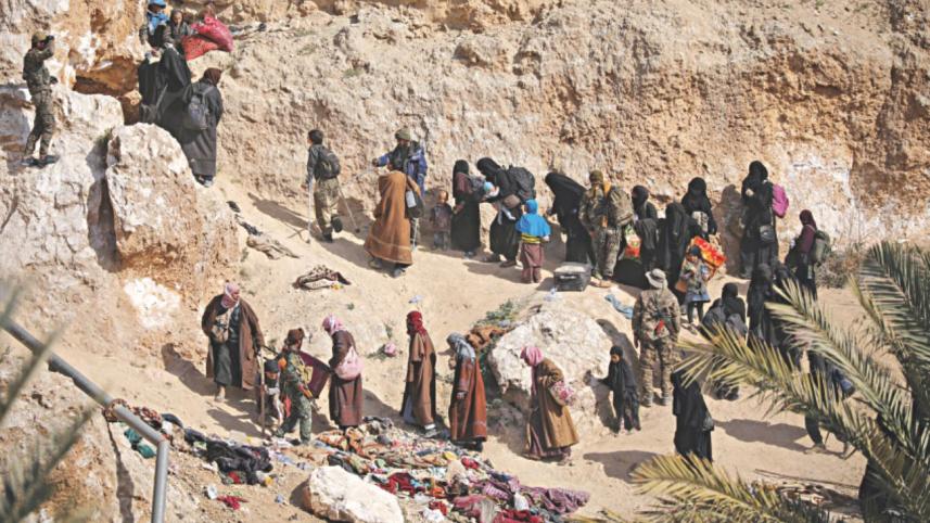 IS HIDEOUT IN SYRIA