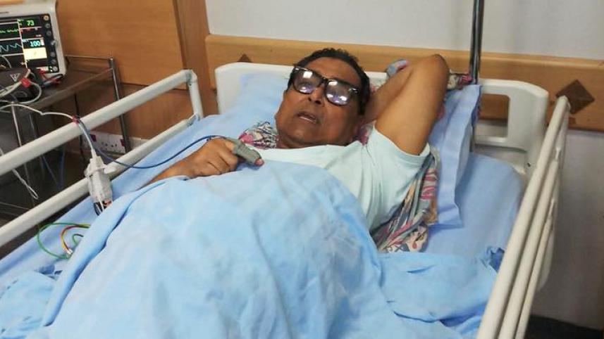 Rashed Khan Menon Menon hospitalised
