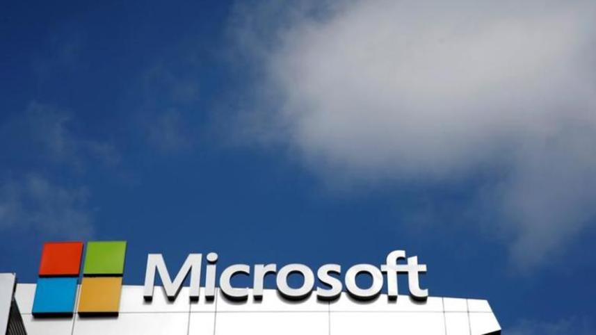 A Microsoft logo