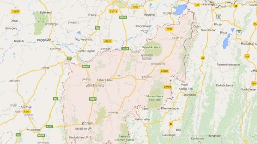 Moulavibazar-map