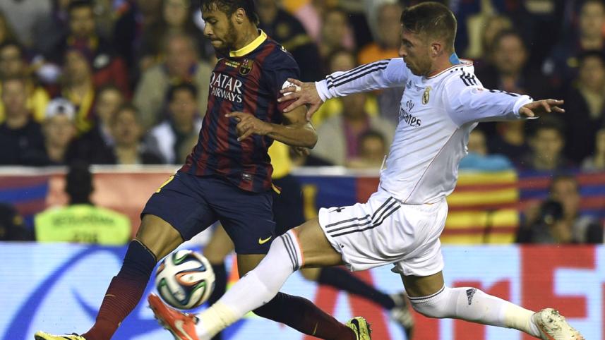 Neymar and Sergio Ramos