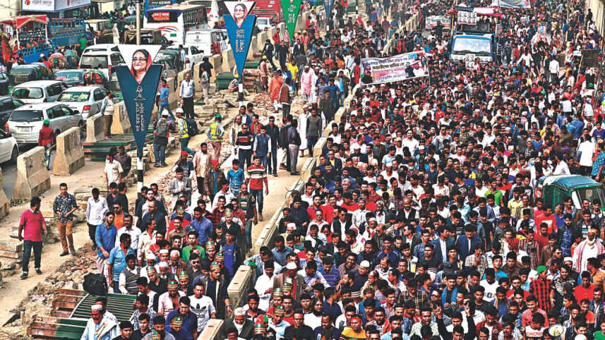 political rally