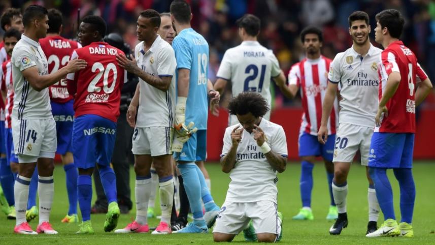 Real Madrid and Atletico Madrid