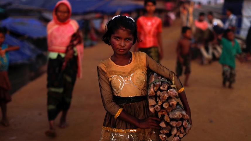 Rohingya refugee Girl