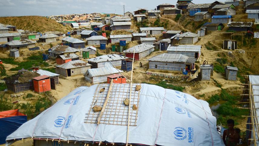 Rohingyas refugees hurt in Ukhia lanslide