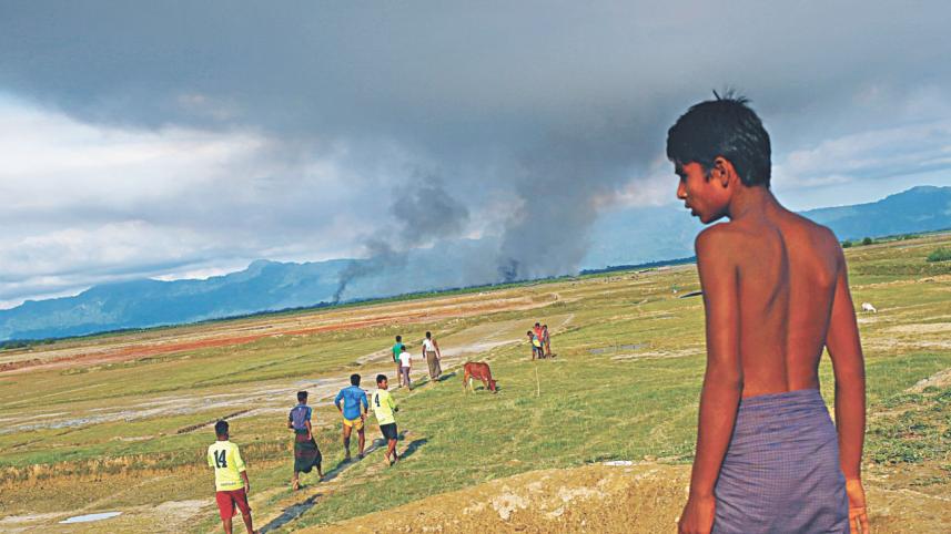 rohingya village
